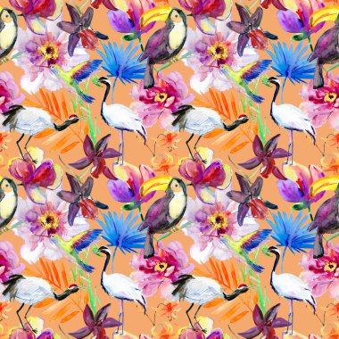 Tropik, pürüzsüz desen