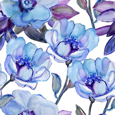 güzel çiçekler ile Dikişsiz desen