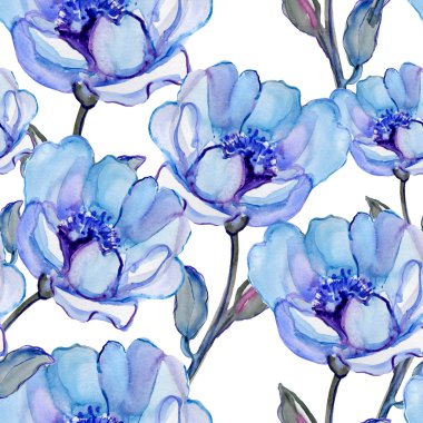 güzel çiçekler ile Dikişsiz desen