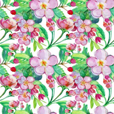 meyve ağacı pembe çiçekler