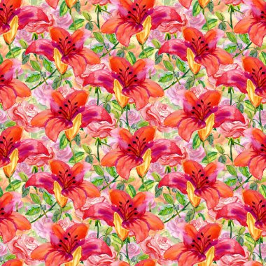 güzel zambak çiçekler