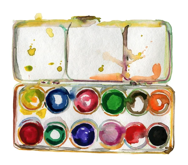 Watercolor Paints . — Stock Photo, Image