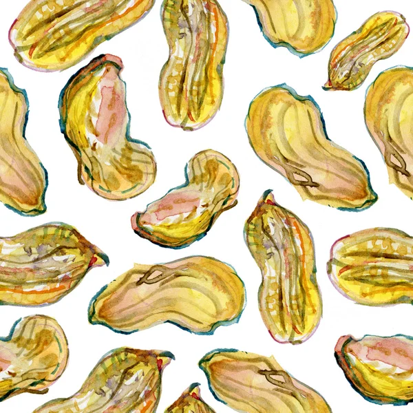 Seamless pattern with  peanuts. — Stock Photo, Image