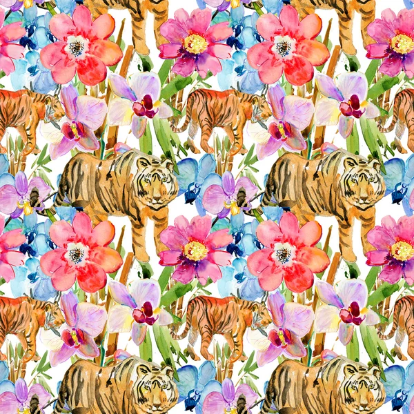 정글 원활한 패턴 — 스톡 사진