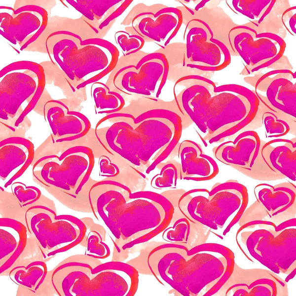 Hearts pattern. — Stock Photo, Image