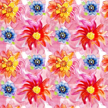 çiçek ile sorunsuz çiçek arka plan.