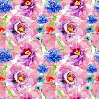 çiçek ile sorunsuz çiçek arka plan.