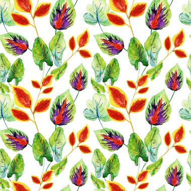 Sorunsuz çiçek deseni bırakır