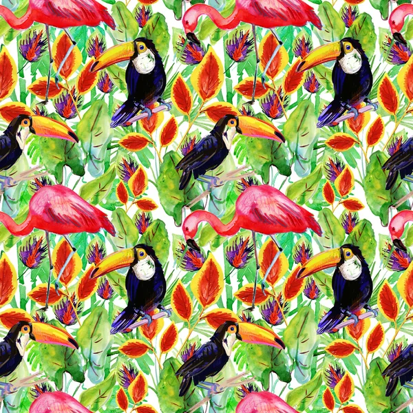 Tropical Seamless pattern. — Stock Photo, Image