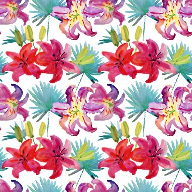 yaz çiçek ile sorunsuz duvar kağıdı