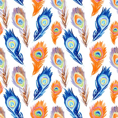 Tavus kuşu sorunsuz arka plan.