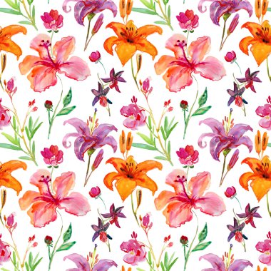 el boyalı arka planını çiçekler.