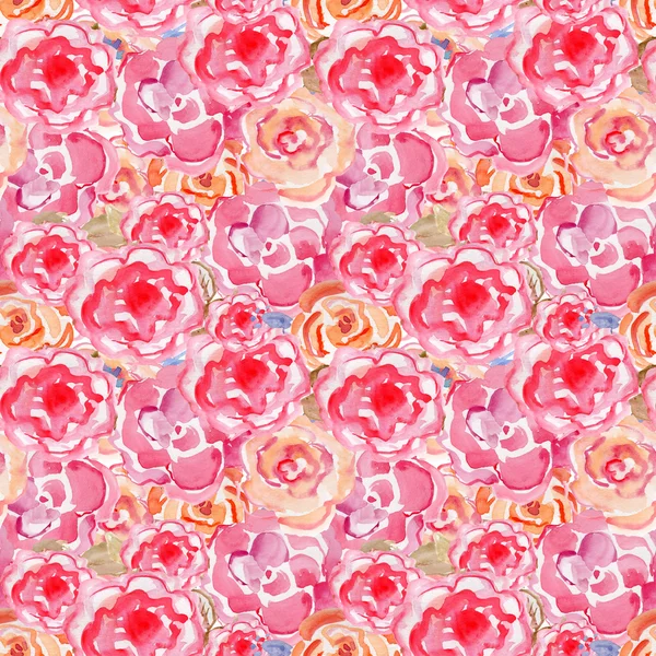 Color illustration of roses flowers — Stock Photo, Image