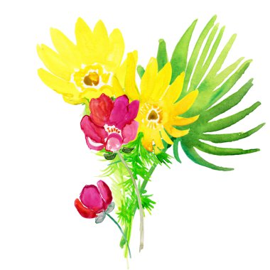 arka plan suluboya çiçekli