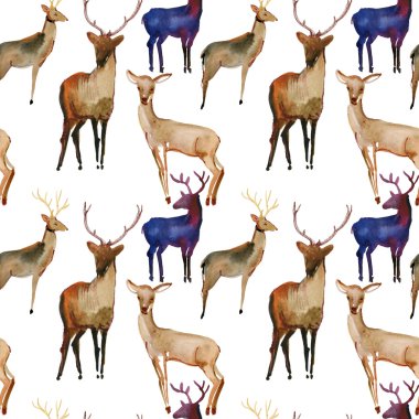 Geyikler ile Seamless Modeli