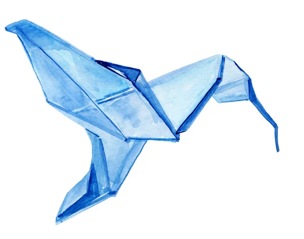 Origami colibri vogel — Stockfoto