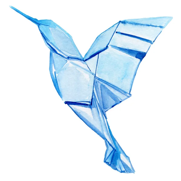 Colibri papír ikon — Stock Fotó