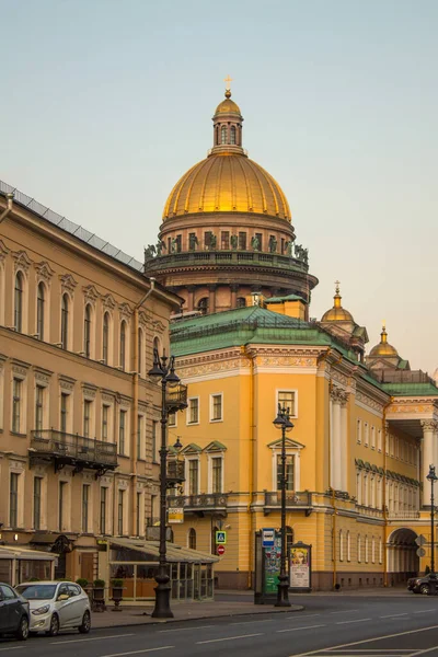 Saint Petersburg Rússia Julho 2021 Vista Dos Edifícios Históricos Admiralteiskiy — Fotografia de Stock