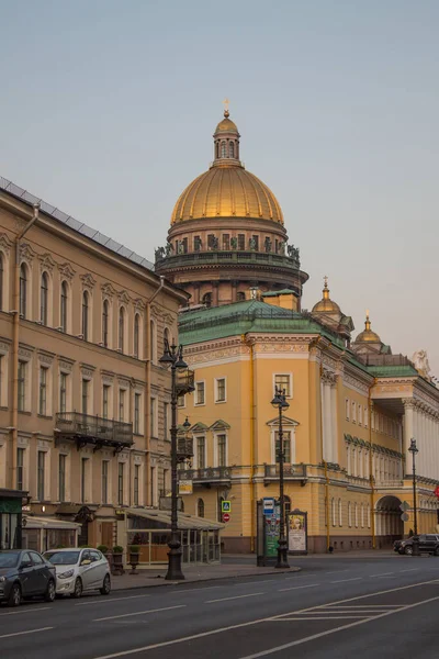 Saint Petersburg Rússia Julho 2021 Vista Dos Edifícios Históricos Admiralteiskiy — Fotografia de Stock