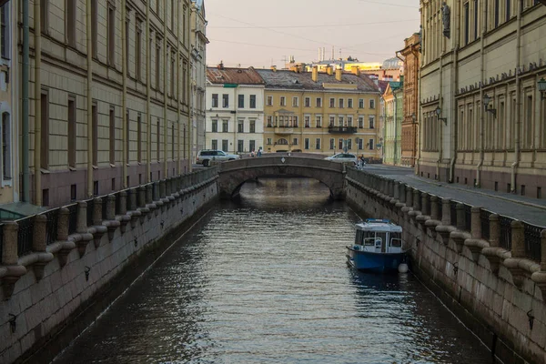 Saint Petersburg Russia July 2021 View Water Channel Winter Groove — Stock Photo, Image