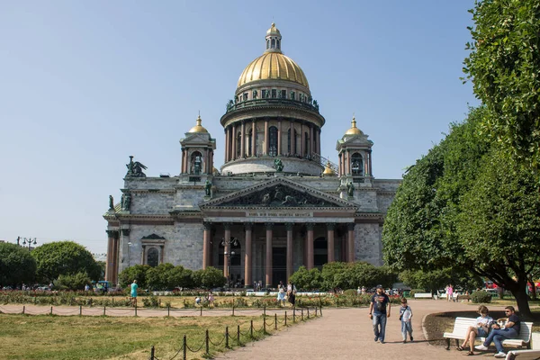 Petersburg Russland Juli Juli 2021 Die Fassade Des Isaak Doms — Stockfoto