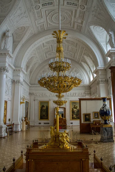 Saint Petersburg Russia Lipiec 2021 Historyczne Wnętrze Ermitażu Muzeum Pałacu — Zdjęcie stockowe