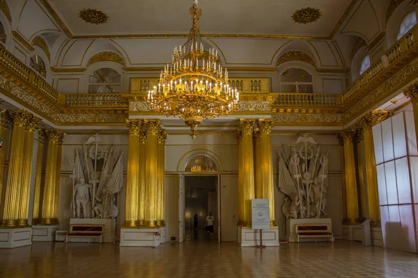 Saint Petersburg Venäjä Heinäkuu 2021 Eremitaasin Museon Historiallinen Sisustus Talvipalatsissa — kuvapankkivalokuva