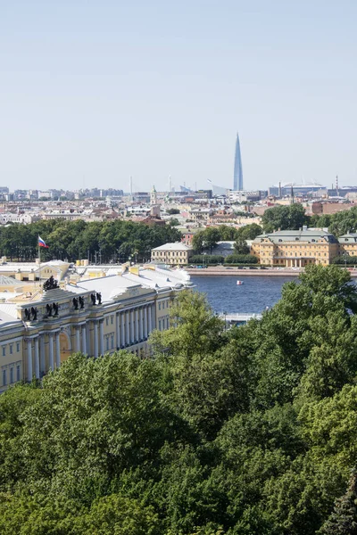 Saint Petersburg Ryssland Juli 2021 Panoramautsikt Över Den Historiska Stadskärnan — Stockfoto