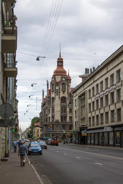 Saint Petersburg Rusia Julio 2021 Hermoso Edificio Histórico Una Calle —  Fotos de Stock