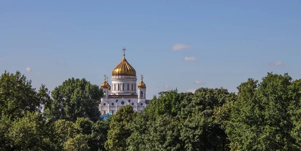 Moskau Russland August August 2021 Die Kathedrale Von Christus Dem — Stockfoto