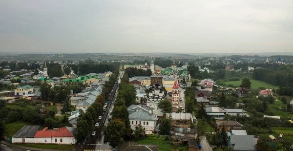 Suzdal Região Vladimir Rússia Agosto 2021 Vista Panorâmica Cidade Velha — Fotografia de Stock