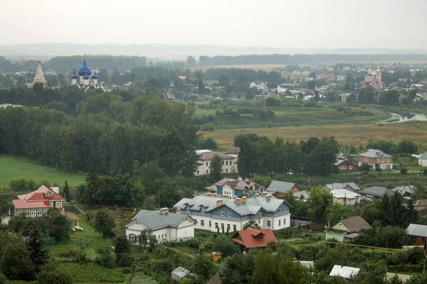 Suzdal Vladimir Region Russia August 2021 Panoramic View Old Town — стоковое фото