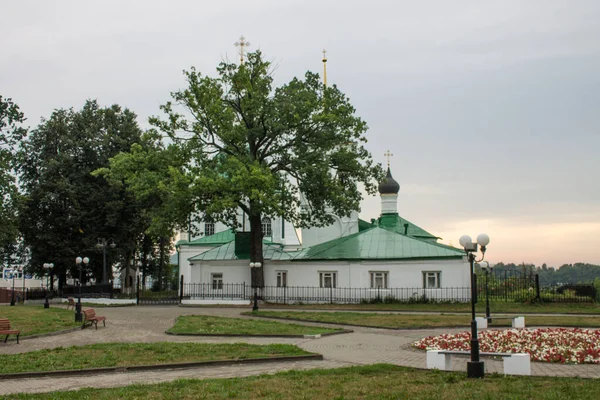 Владимир Россия Августа 2021 Года Храм Преображения Господня Старом Городе — стоковое фото