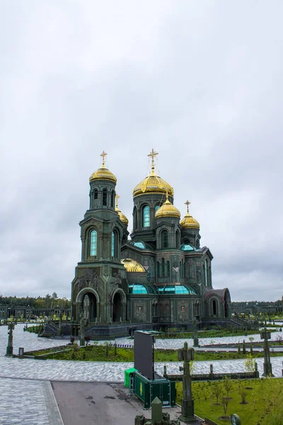 Kubinka Región Moscú Rusia Agosto Agosto 2021 Fachada Del Templo —  Fotos de Stock