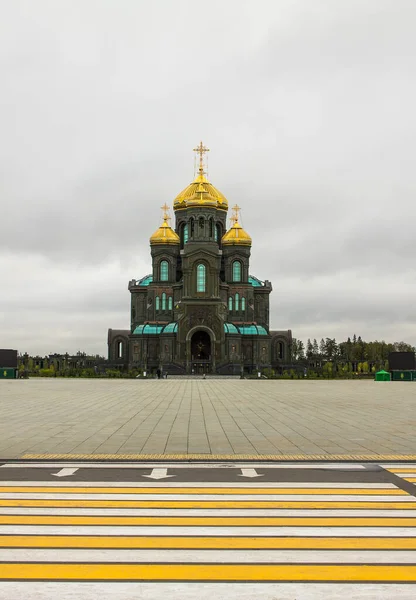 Kubinka Región Moscú Rusia Agosto Agosto 2021 Fachada Del Templo —  Fotos de Stock