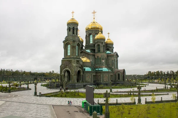 Kubinka Región Moscú Rusia Agosto Agosto 2021 Fachada Del Templo —  Fotos de Stock