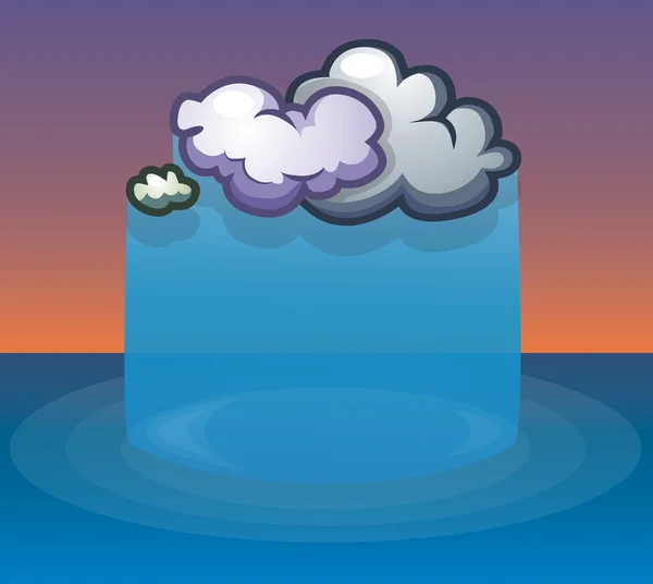 Denizden yağmurlu bulut