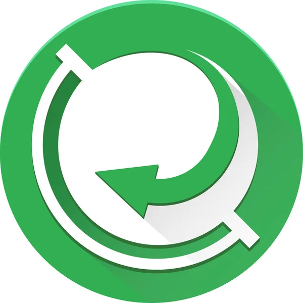 Küre ok yuvarlak simge