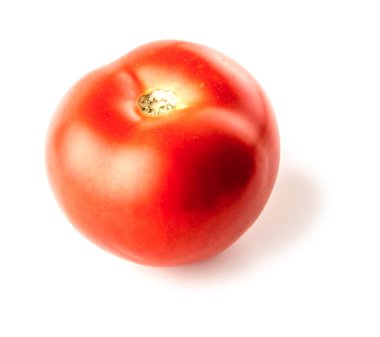 Tombul domates veggie beyaz arka plan üzerinde