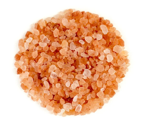 Aerial closeup of pink himalayan salt — Stock Photo, Image