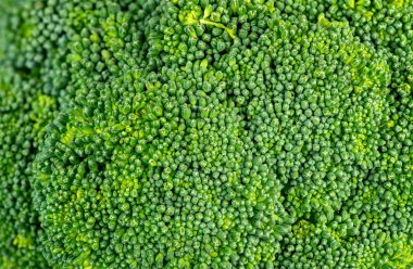 Yeşil arka plan doku brokoli baş