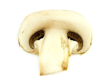 Tek haç bölüm dilim taze bir o aşırı makro closeup