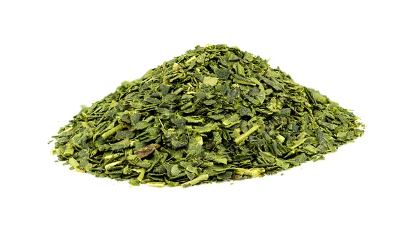 Gros plan de pile de thé vert — Photo