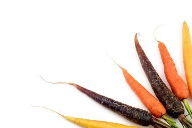 Havuç sağlıklı arka plan ile boşaltmak