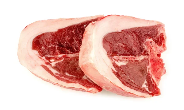 Aerial shot of lamb mutton meat — Stock Photo, Image