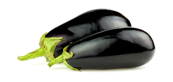 Ekologisk aubergine — Stockfoto