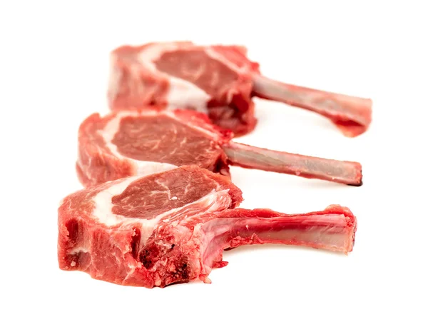 Agnello crudo sano isolato — Foto Stock