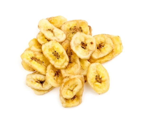 Läckra banan chips studio skott — Stockfoto