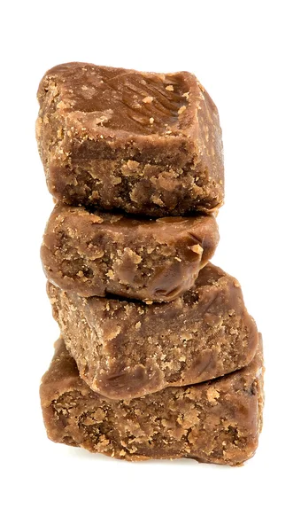 Stack av gourmet choklad fuskverk — Stockfoto
