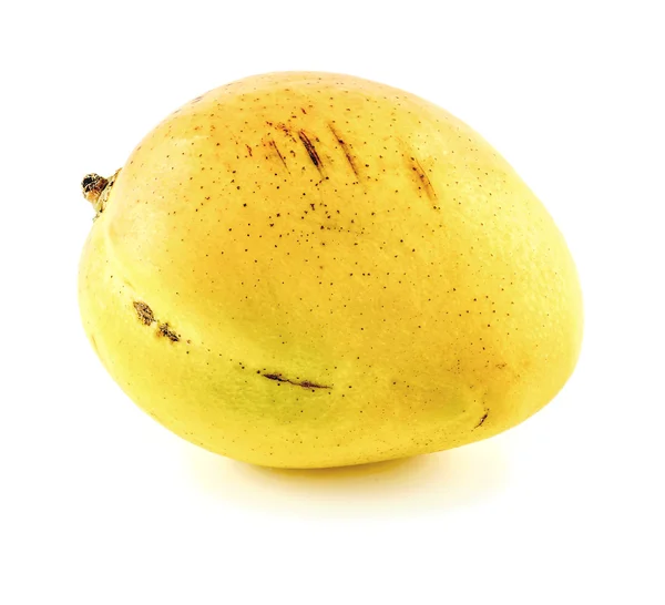 Närbild makro av saftiga mogen mango — Stockfoto